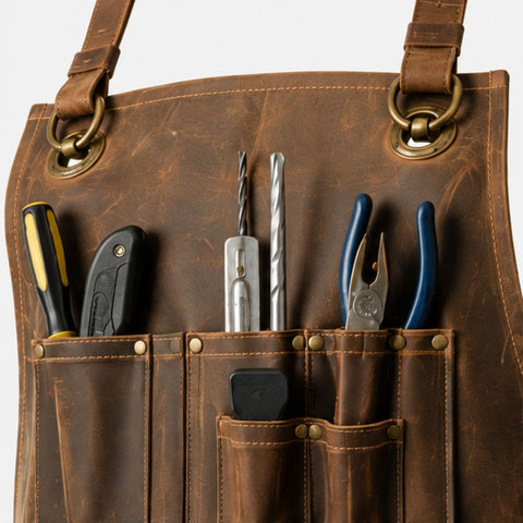 Craftsman's Companion Leather Woodworking Apron