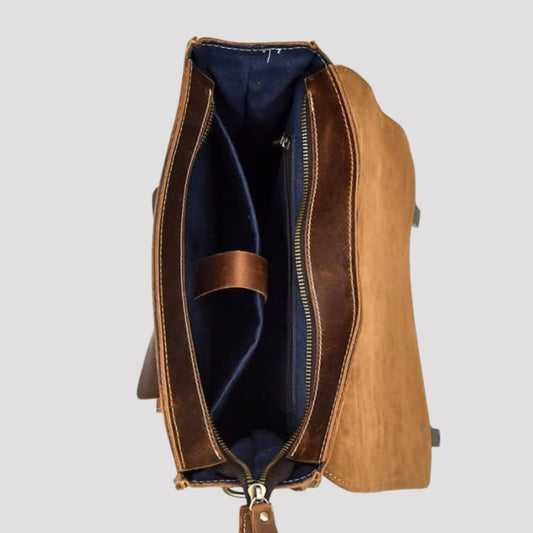 Thea Handmade Vintage Leather Backpack