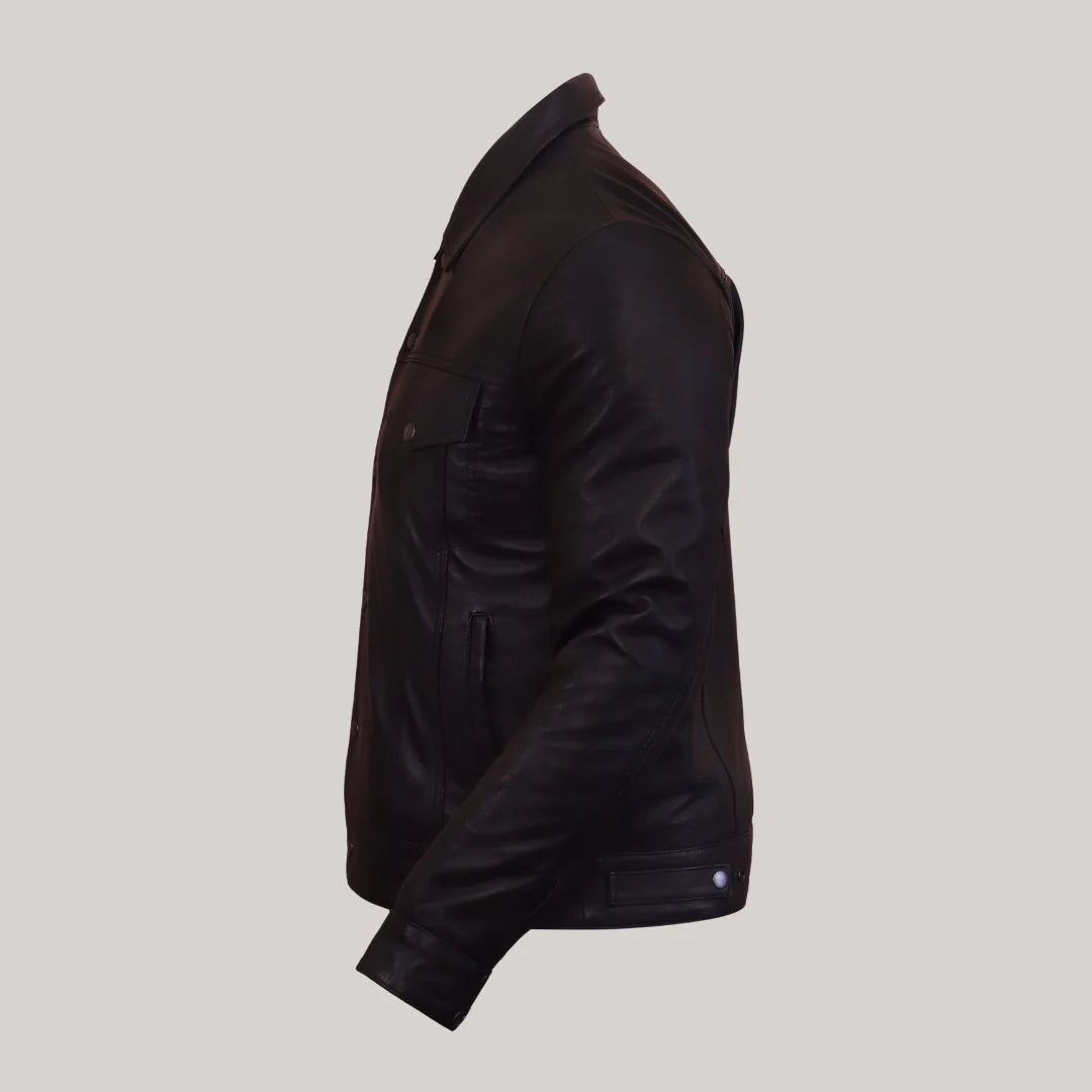 Leather Trucker Jacket