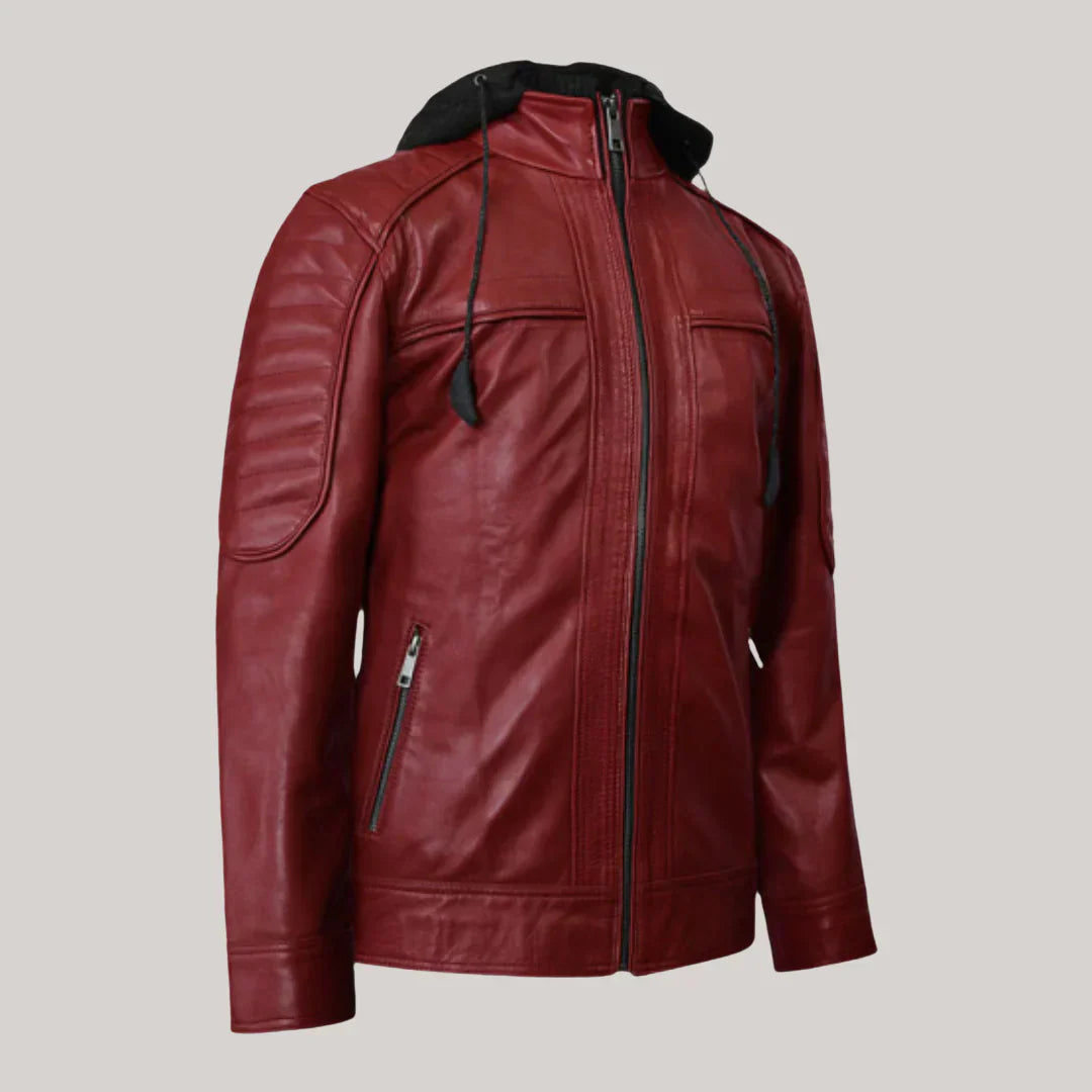 Rodeo Hooded Leather Jacket