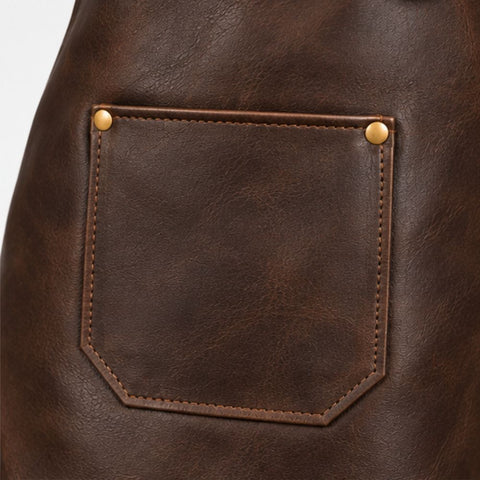 Two Pocket Woodworking Leather Apron