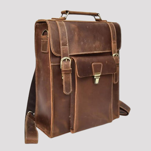Thea Handmade Vintage Leather Backpack