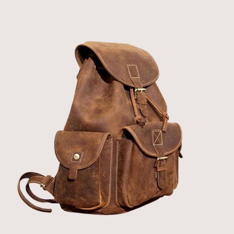 The Asmund Backpack Genuine Leather Rucksack