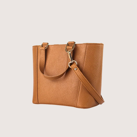 Tan Brown Scarlet Grace Leather Bag