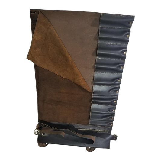 Dark Brown Chef Knife Roll
