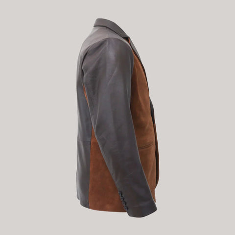 Rustic Ridge Leather Coat