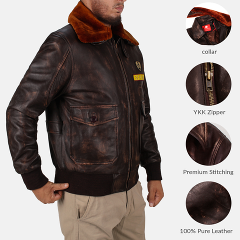 Leather Clan Men's Nick Jones Genuine Leather Jacket