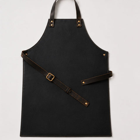 Artisan Black Barista Leather Apron