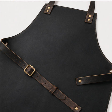 Artisan Black Barista Leather Apron