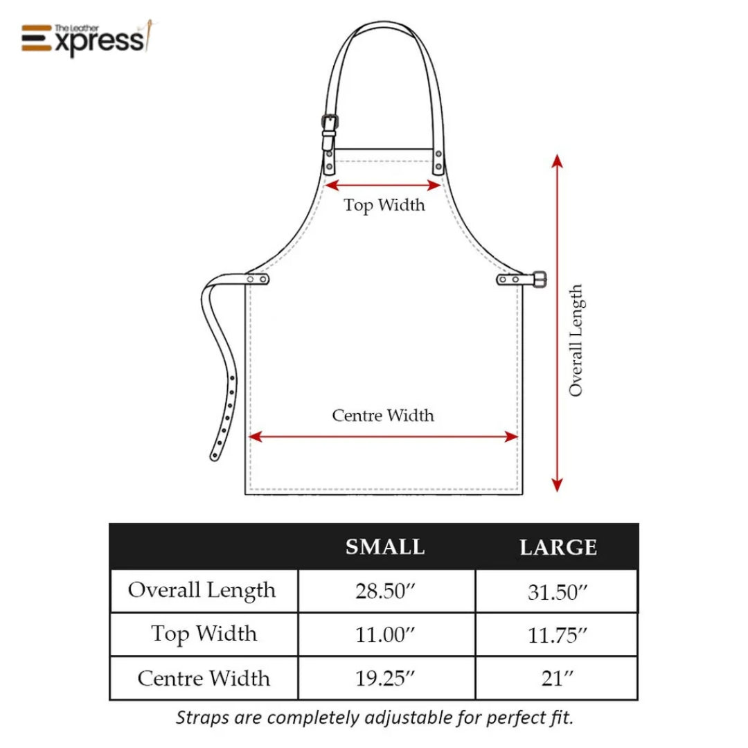 Light Brown Leather Apron