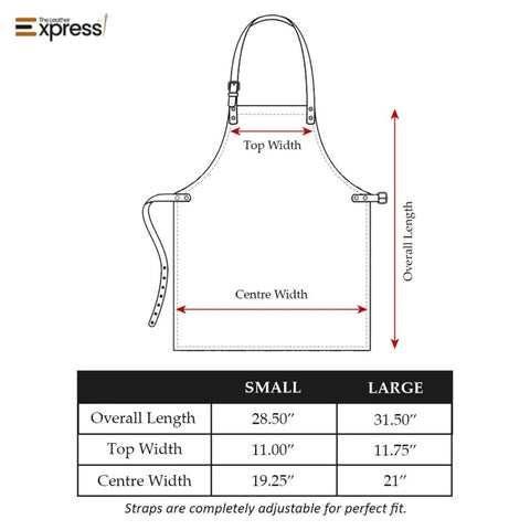 Light Brown Leather Apron