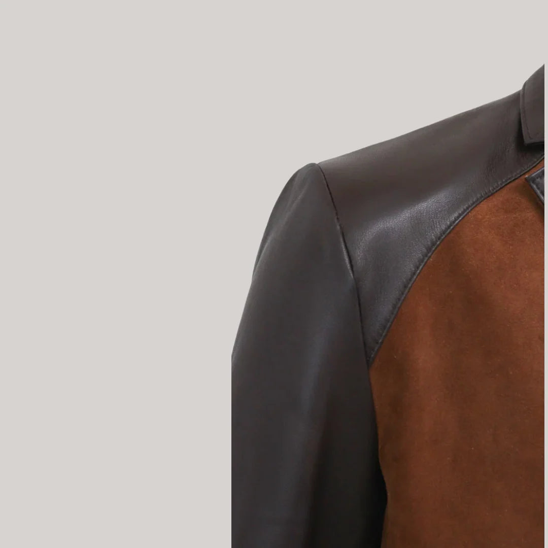 Rustic Ridge Leather Coat