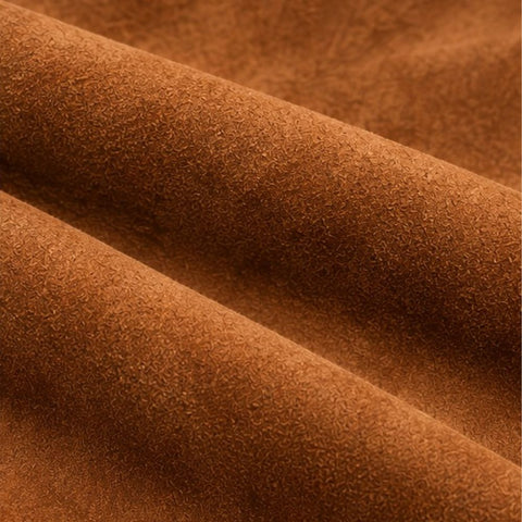Caramel Brown Cooking Suede Leather Apron