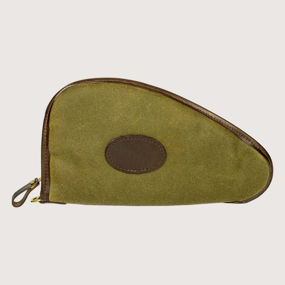 Canvas & Leather Pistol Case