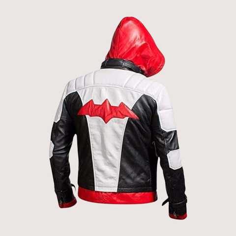 Red Hood Arkham Knight Leather Jacket