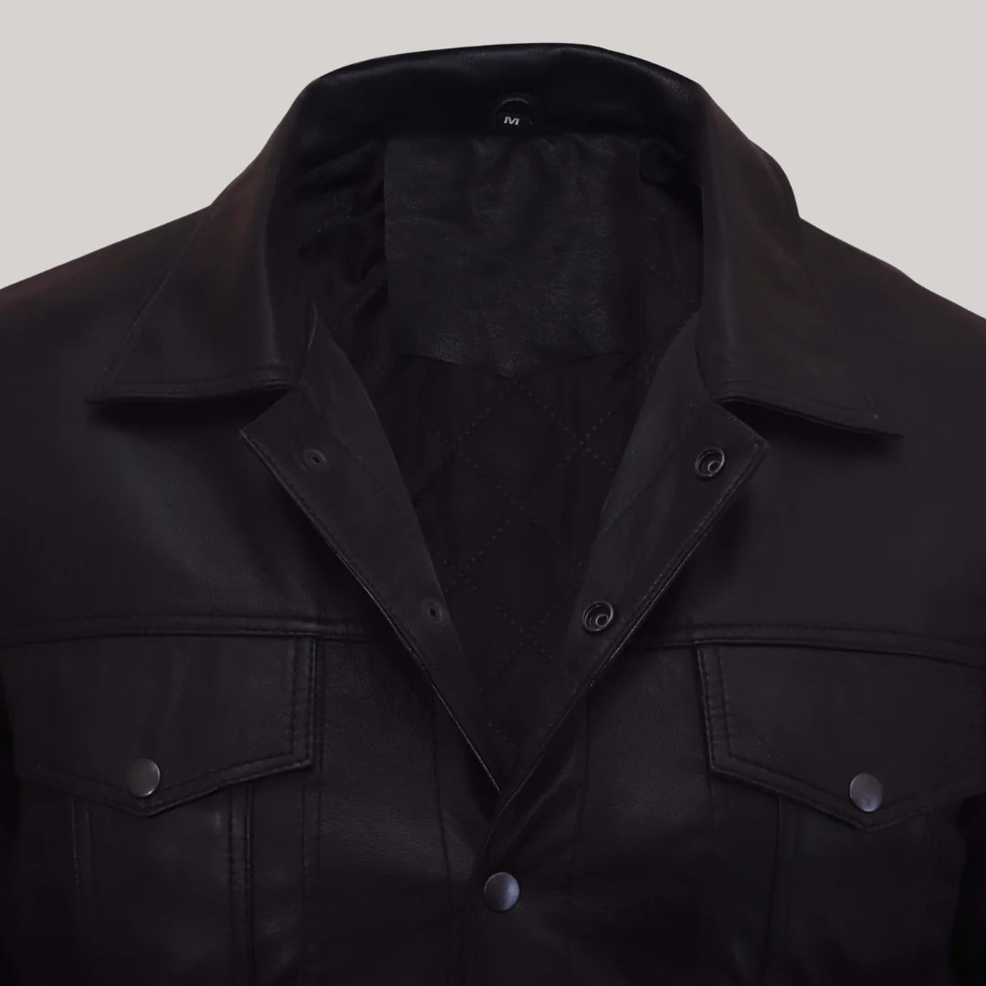 Leather Trucker Jacket