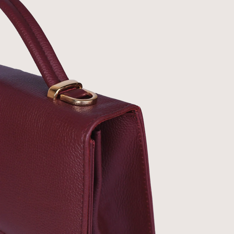 Maroon Ruby Classic Handbag