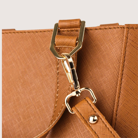 Tan Brown Scarlet Grace Leather Bag