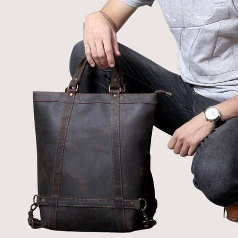 The Icarus Handmade Vintage Leather Backpack