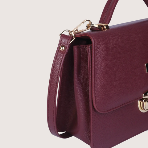 Maroon Ruby Classic Handbag