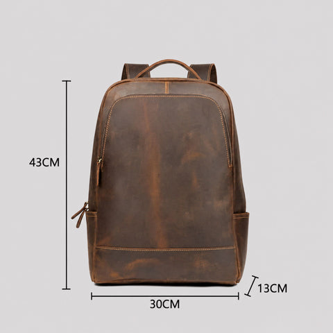 Sage Leather Backpack