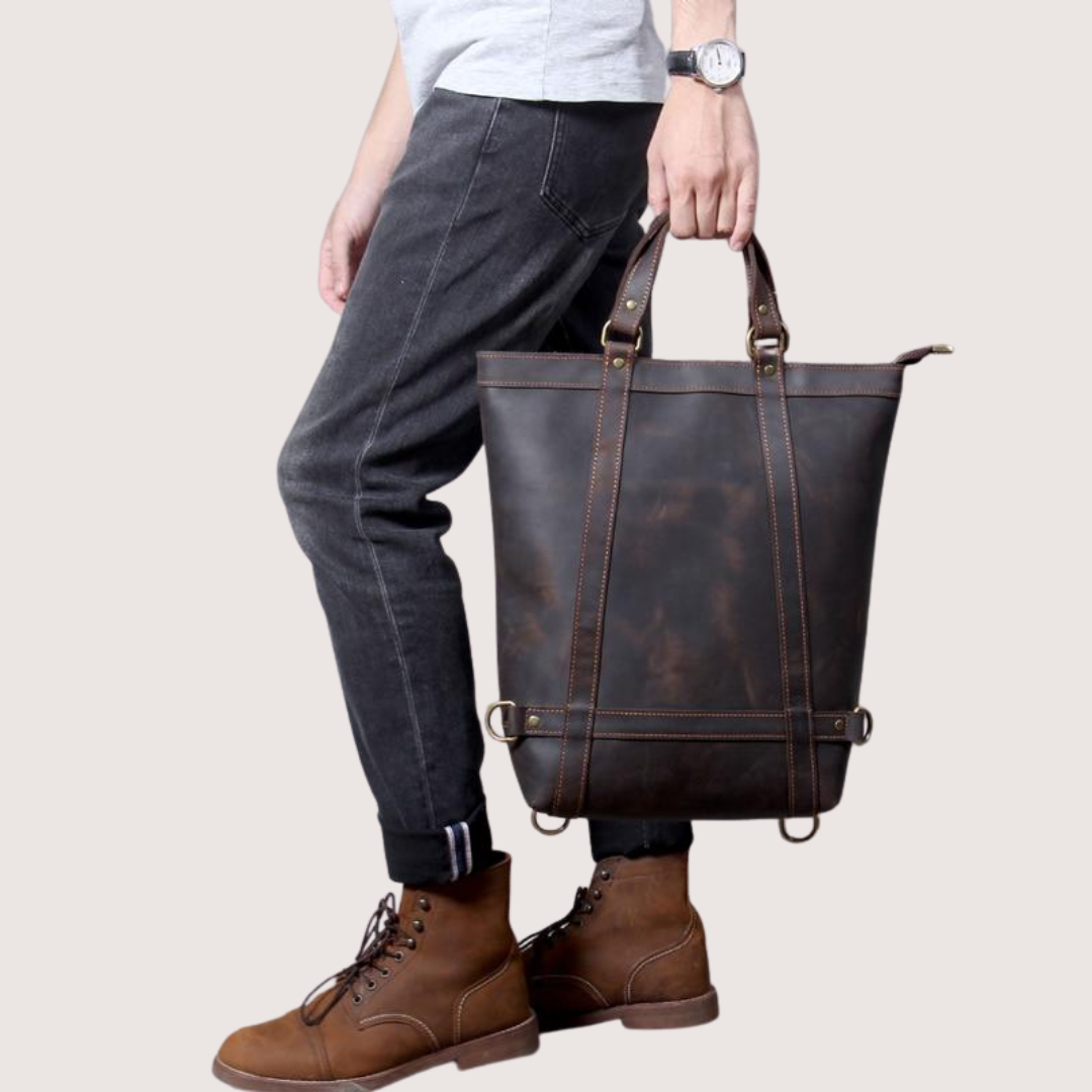 The Icarus Handmade Vintage Leather Backpack