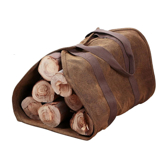 Large Waterproof Canvas Firewood Carrier