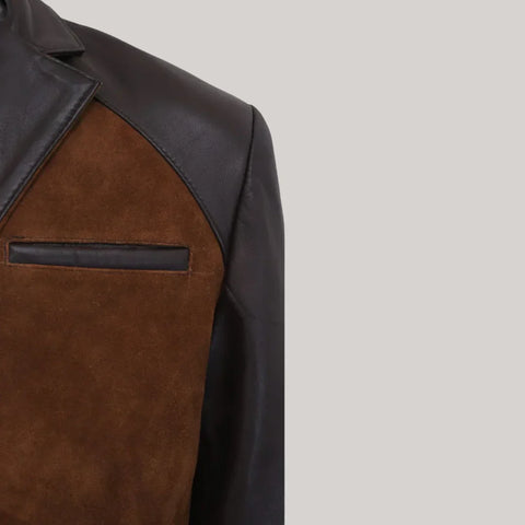 Rustic Ridge Leather Coat