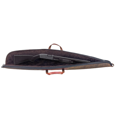Distressed Brown Leather Shotgun Case