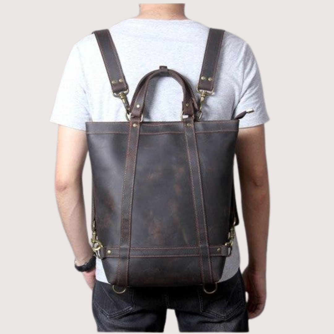 The Icarus Handmade Vintage Leather Backpack