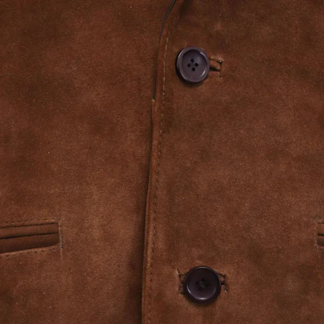 Rustic Ridge Leather Coat