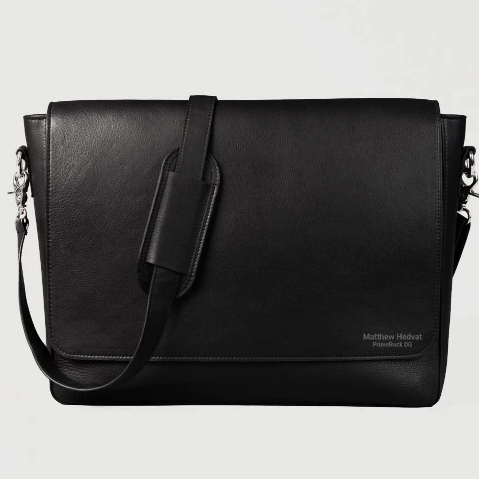 Custom Matthew Hedvat Leather Bag