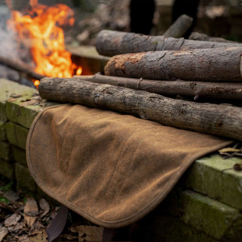 Large Waterproof Canvas Firewood Carrier