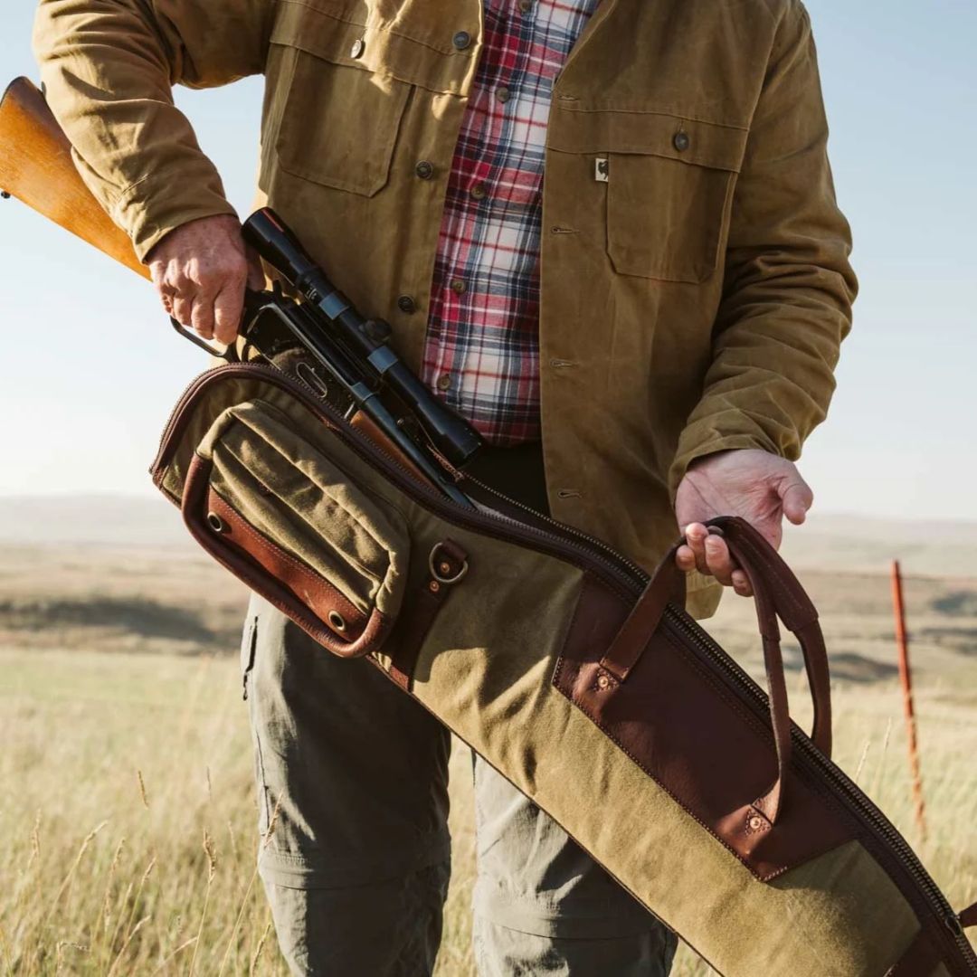 Zipper Legacy Waxed Canvas Rifle Case