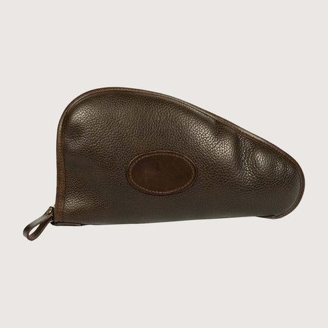 Shearling Lining Leather Pistol Pad