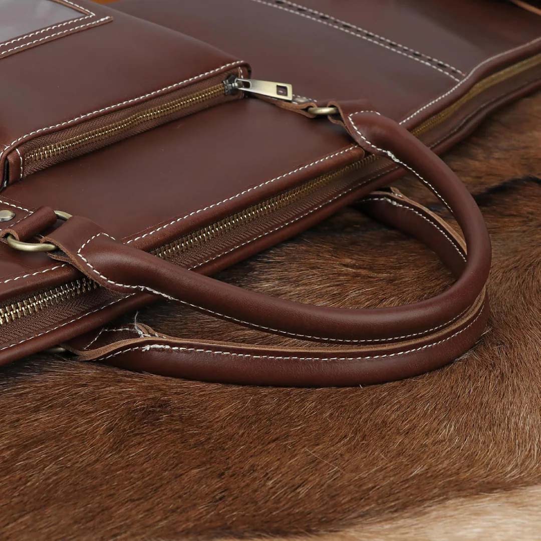 Genuine Leather 46" Soft Padded Rifle Bag
