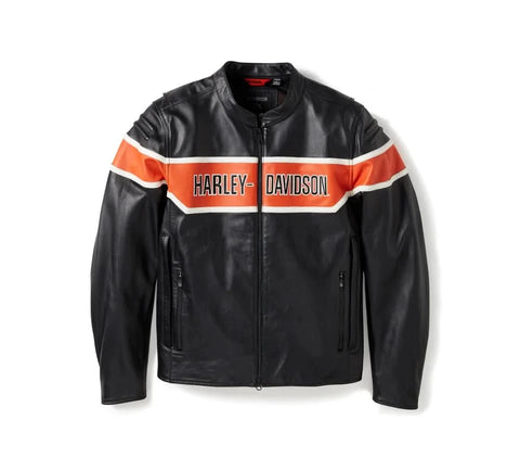 Men's H-D Trenton Leather Riding Jacket