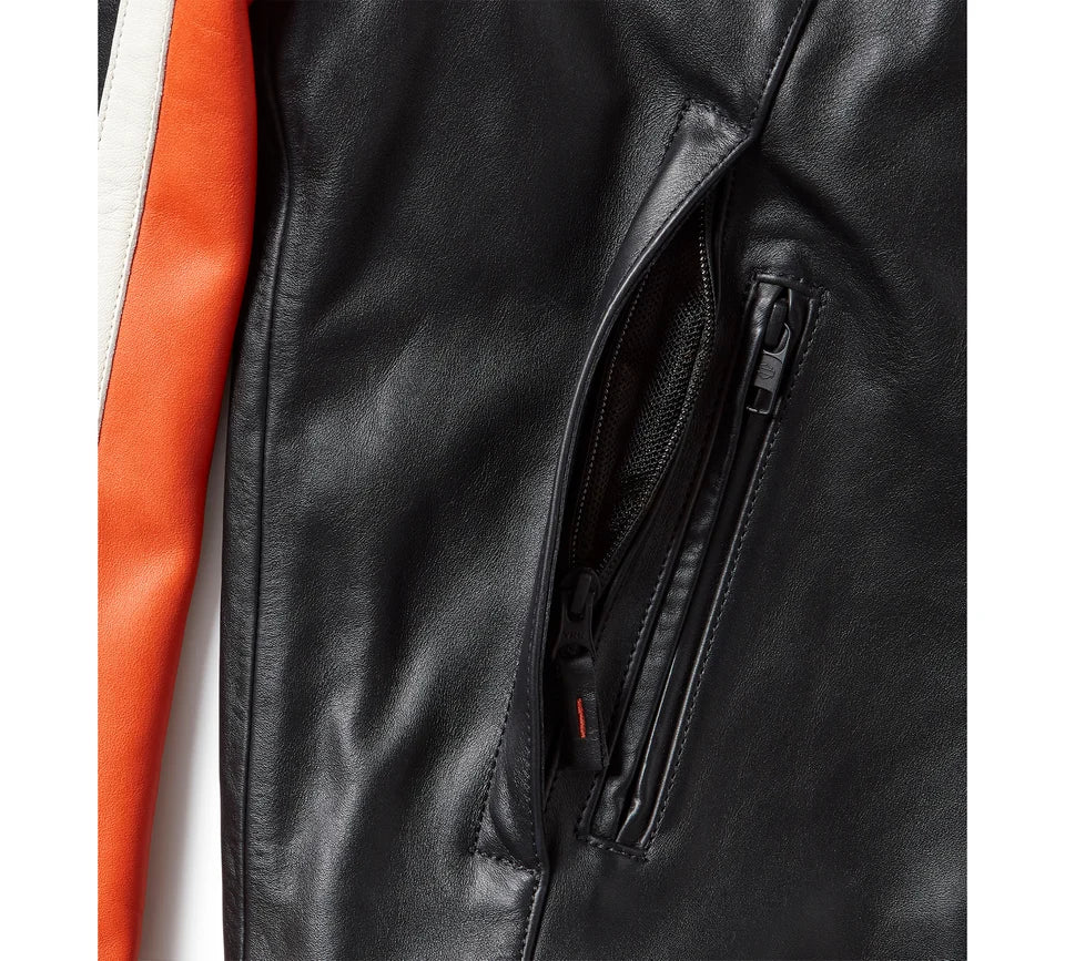 Women's H-D® Trenton Leather Riding Jacket