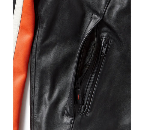 Women's H-D® Trenton Leather Riding Jacket