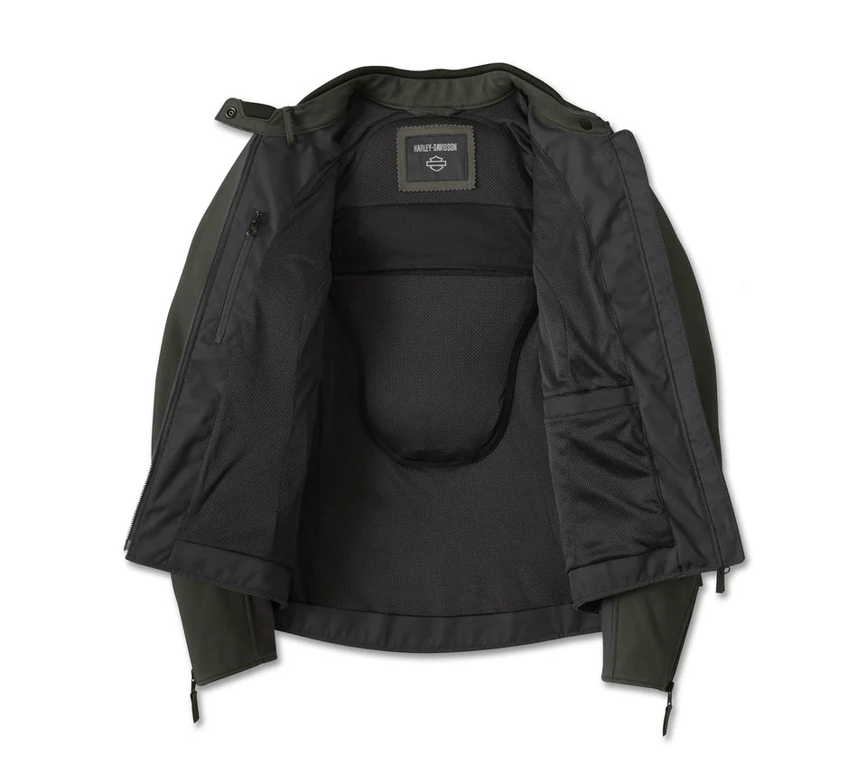 Women's Gallun 2.0 H-D Triple Vent System Leather Riding Jacket