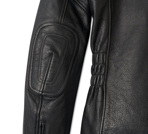 Women's H-D Flex Layering System Captains Leather Jacket Outer Layer