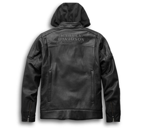 Men's Swingarm 3-in-1 Leather Jacket - Tall