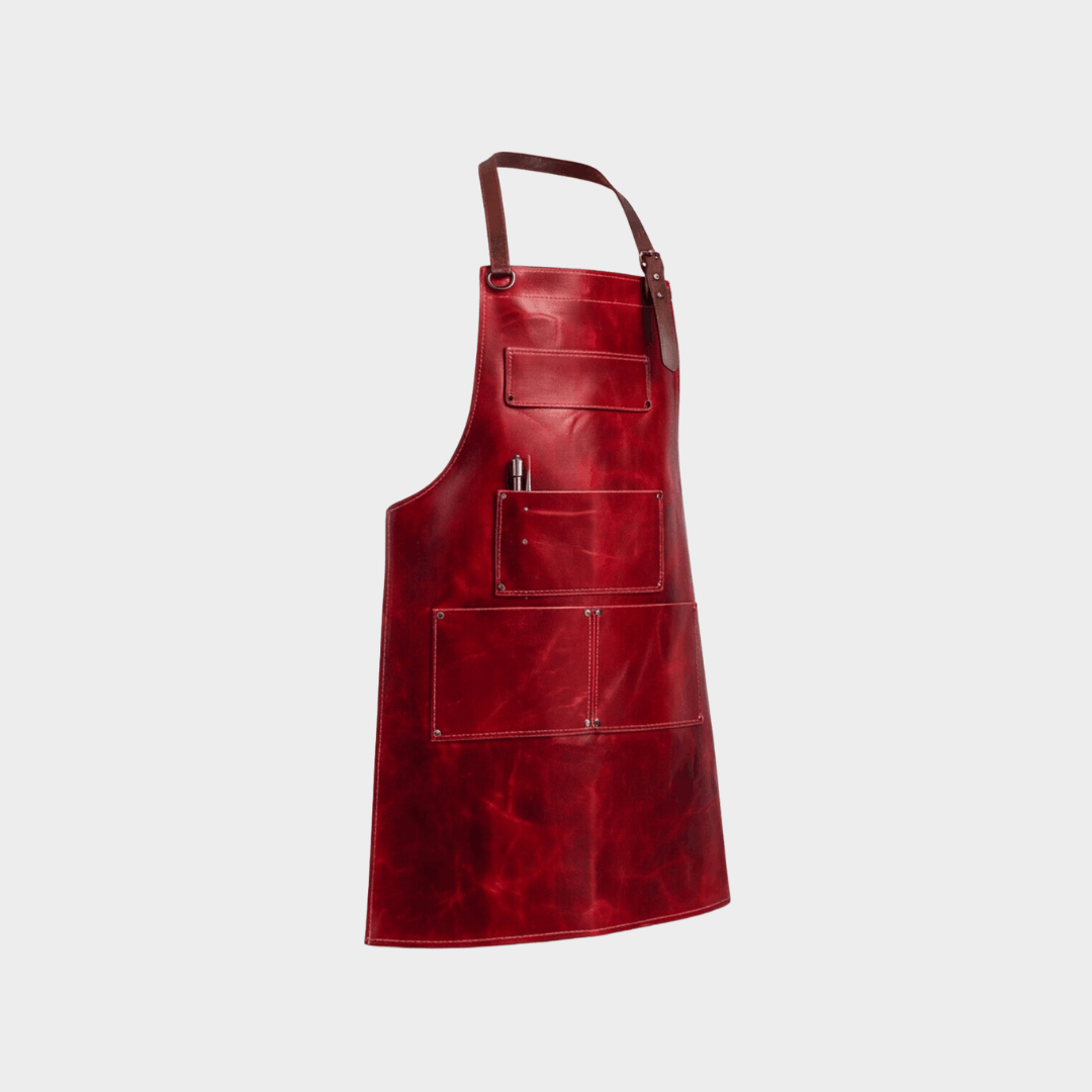 Prime Cut Red Butcher's Apron