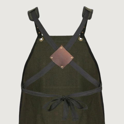 The West Yorkshire Olive Green Canvas Apron
