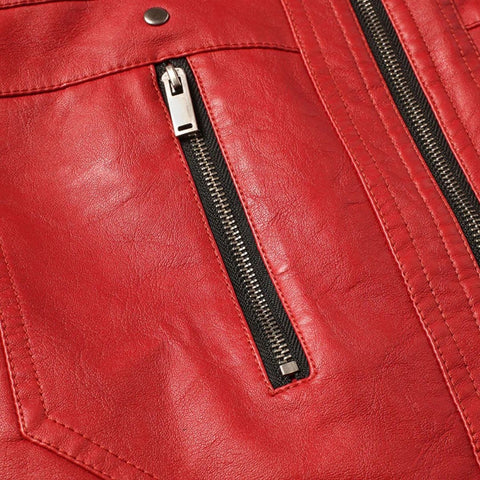 MatPat Red Leather Jacket