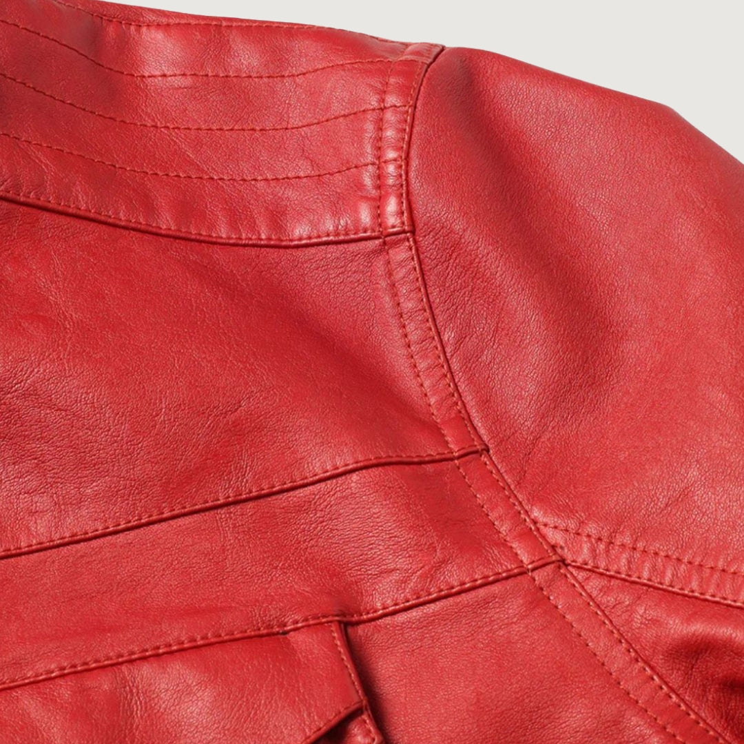 MatPat Red Leather Jacket