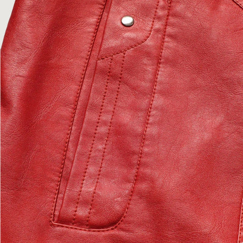 MatPat Red Leather Jacket