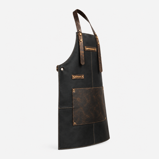 Artisan Black Barista Leather Apron