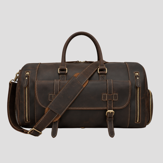 Beckford Handmade Leather Weekender Duffle Bag