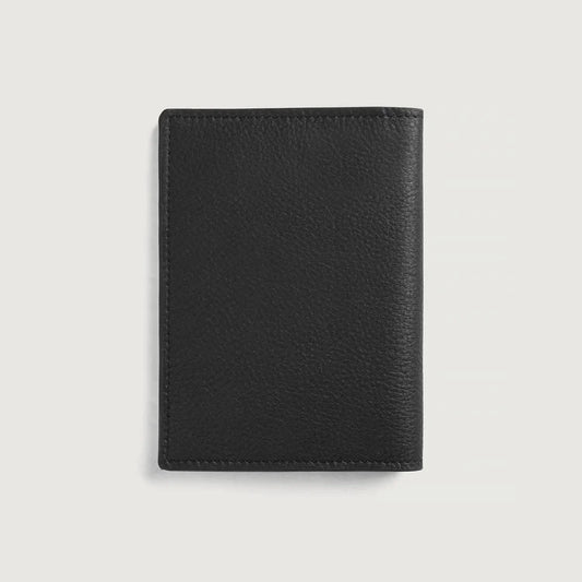 Bernardi Black Leather Travel Wallet